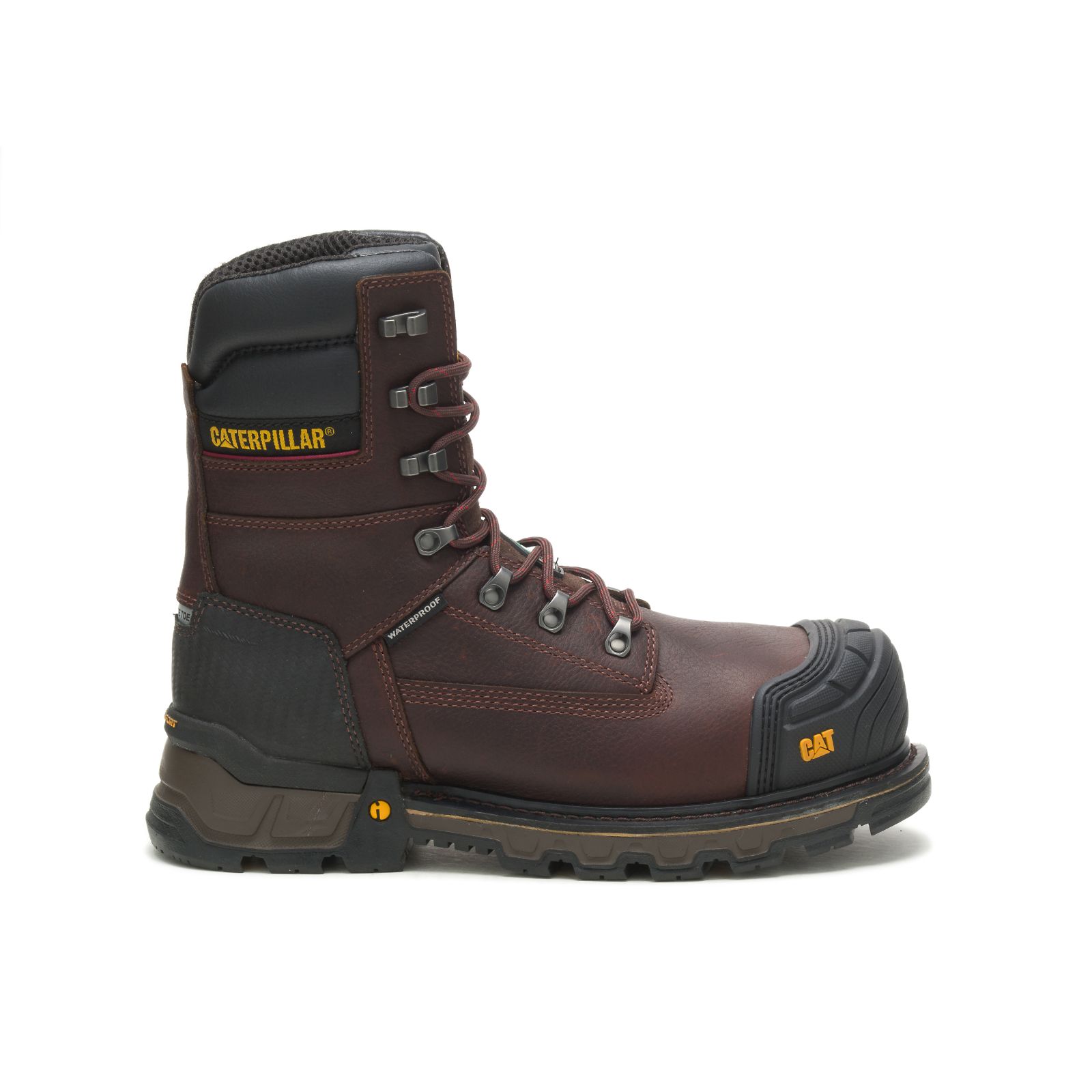 Caterpillar Boots South Africa - Cat Men's Excavator Xl 8" Wp Tx Ct Csa Work Boots Brown KE8503967